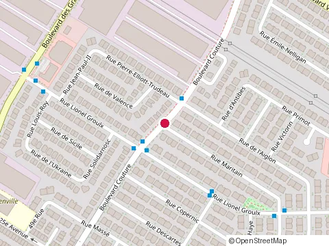 Location of Sous-Sols Experts Inc. at 9049 Rue Maritain, Montréal
