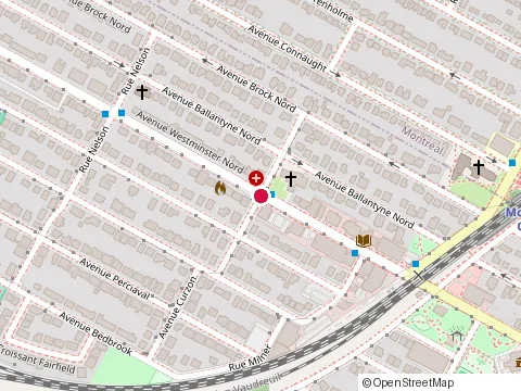 Location of Spa Holistique Ayurveda at 96 Avenue Westminster N, Montréal