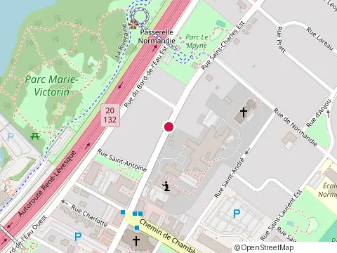 Location of Stomo Médical Longueuil at 157 Rue Saint-Charles O, Longueuil