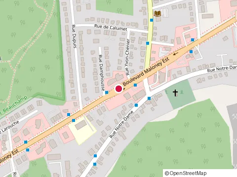 Location of Stores d'Aujourd'Hui at 865 Boulevard Maloney E, Gatineau