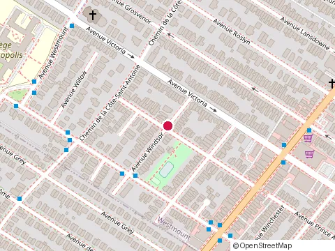 Location of Style & Art at 20 Windsor Ave, Westmount