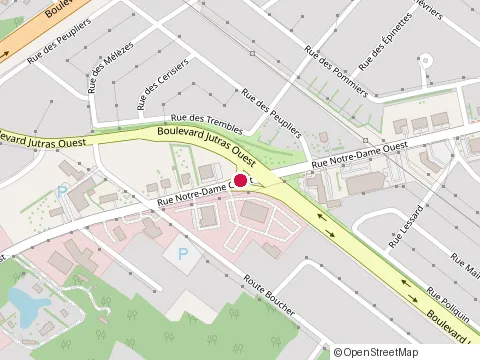 Location of Subaru Victoriaville at 1295 Notre-Dame O, Victoriaville