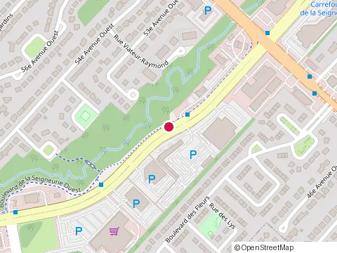 Location of Subway at 80 boulevard de la Seigneurie Ouest, Blainville