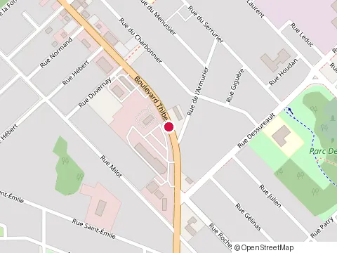 Location of Subway at 310 Rue Thibeau, Cap-de-la-Madeleine