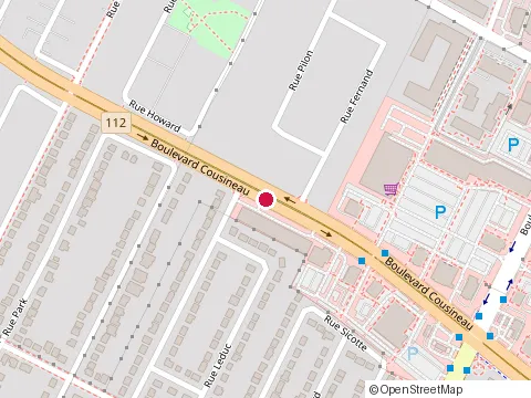 Location of Subway at Plaza Actuel Cousineau Boulevard Unit A01006A Plaza Actuel Unit A01006A Unit A01006A, Saint-Hubert