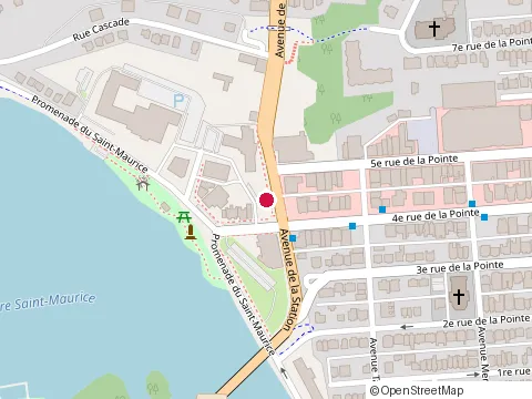 Location of Subway at 729 5Th St, Shawinigan