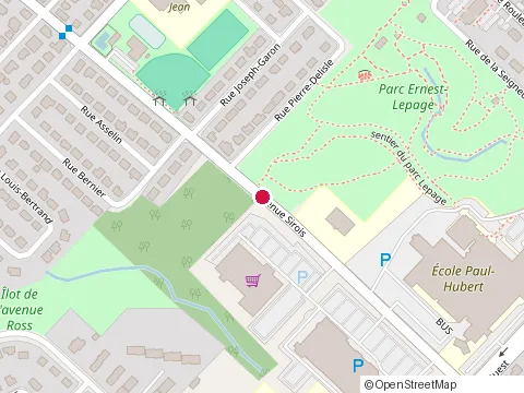 Location of Subway at 411 avenue Sirois, Rimouski