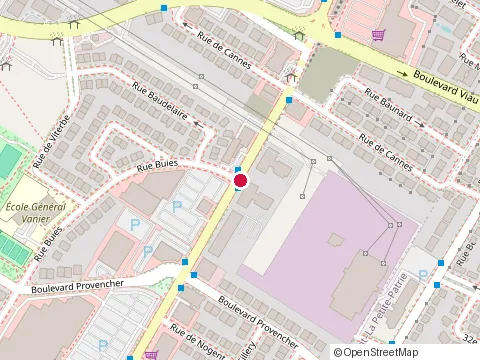 Location of Subway at 4845 Rue Jean Talon E, Saint-Léonard
