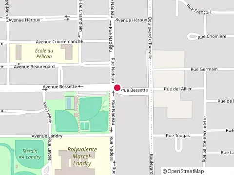 Location of Subway at 403 Bessette Ave, St-Jean-de-Richelieu