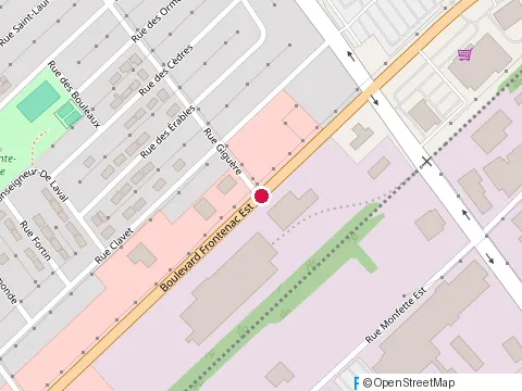 Location of Subway at 617 Bd Frontenac E, Thetford Mines