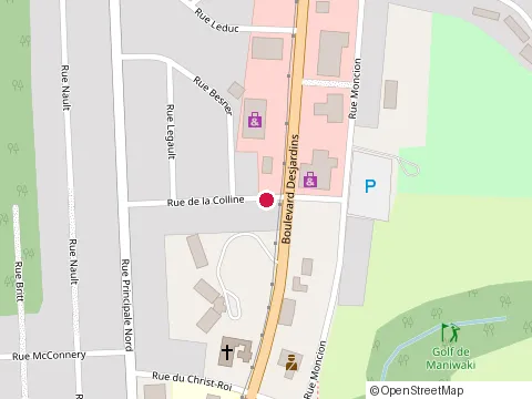 Location of Sun-Ning Restaurant at 227 boulevard Desjardins, Maniwaki