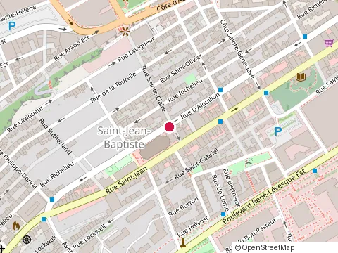 Location of Sylvain Côté Designer at 474 Rue d'Aiguillon, Québec