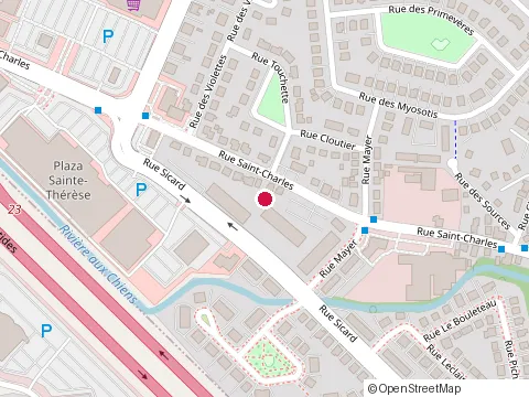 Location of @ Taouk at 300 Rue Sicard, Sainte-Thérèse