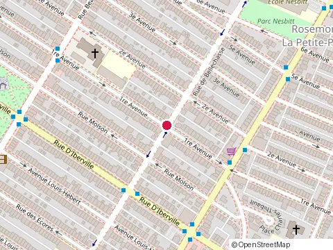 Location of Tapis Jules Emard Ltee at 2565 Rue de Bellechasse, Montréal