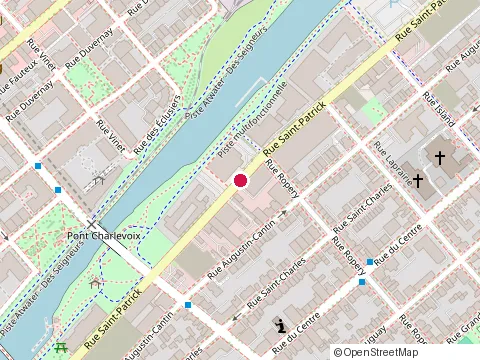 Location of Taylor-Birks Foundation at 2475 St. Patrick Street, Montréal