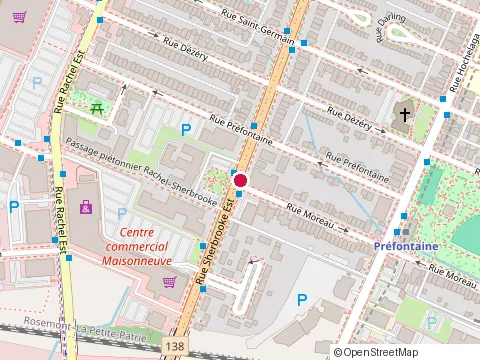 Location of Ted Tax Svc d'Impot at 2500 Rue Moreau, Montréal