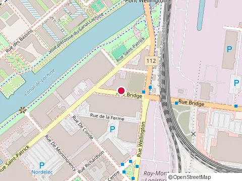 Location of Terragon Inc at 651 Bridge, Montréal