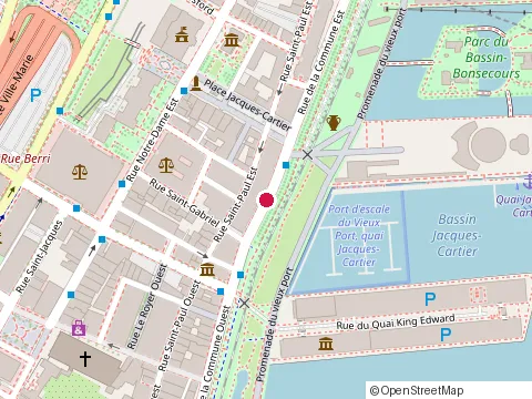 Location of Terrasse Sur l'Auberge at 97 Rue de la Commune E, Montréal
