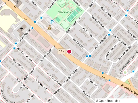 Location of The Rich Aunty'S Cuisine at 695 boulevard Marcel-Laurin, Saint-Laurent