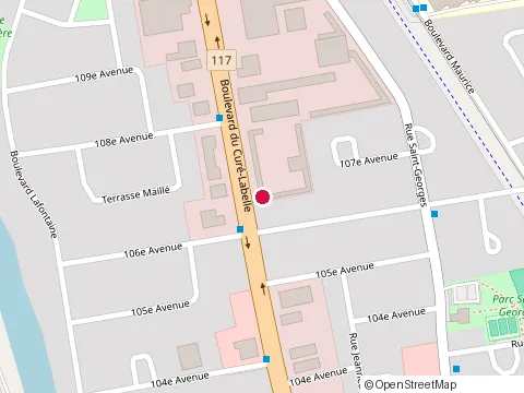 Location of Tires&Muffler Auto Service Plus Corbeil Inc./Octo at 2095 Rue Labelle, Saint-Jérôme