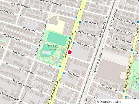 Location of Toits de Mercier at 9250 Rue Hochelaga, Montréal