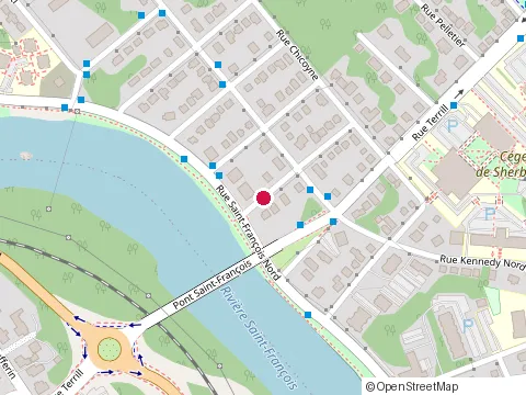Location of Toitures d.G - Couvreur Sherbrooke at 96 Rue Eymard, Sherbrooke