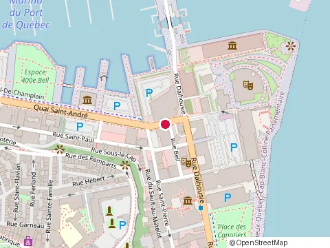 Location of Tours Dufour Richelieu at 22 Quai Saint-Andre, Québec