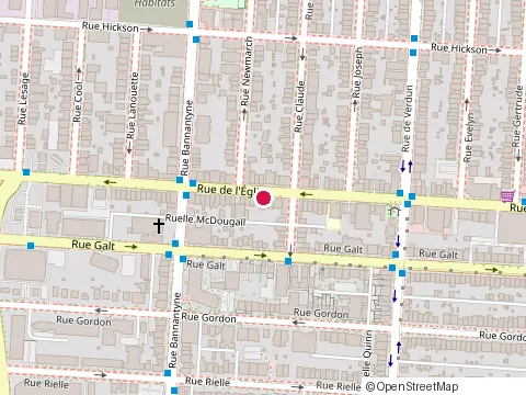 Location of Trevi Pizzeria at 800 Rue de l'Eglise, Verdun