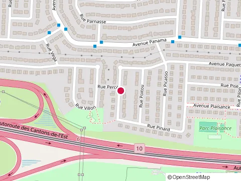 Location of Tsst Inc. at 6740 Rue Pinard, Brossard