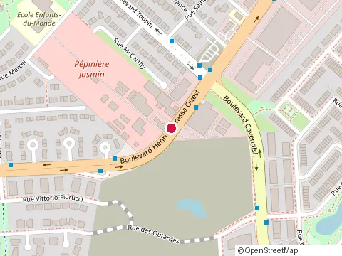 Location of Tsukuyomi Ramen - Bois Franc + Koi Shokudou at 5360-A Henri Bourassa Blvd W, Saint-Laurent