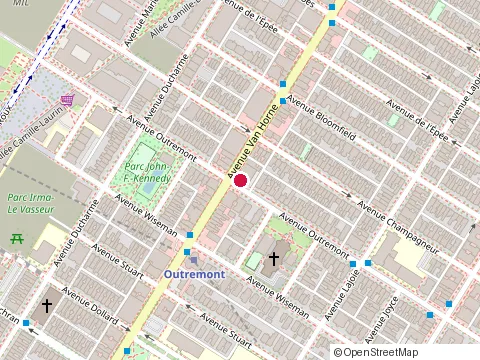 Location of Udo Design at avenue Van Horne #300, Montréal