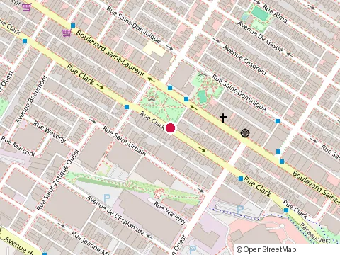 Location of Umami Ramen & Izakaya at 6660 Rue Clark, Montréal