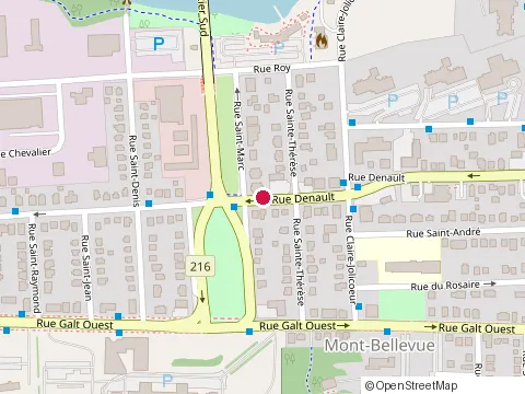 Location of Unipro Denault at 1705 Rue Denault, Sherbrooke
