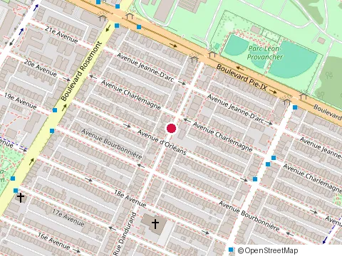 Location of Unis Pour les Petits at 3958 rue Dandurand, Montréal
