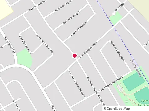 Location of Univers du Verre at 6800 avenue Vincent-Beaumont, Québec