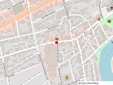 Location of Verreau Dufresne Avocats at 6 Rue St Jean Baptiste E Bureau 206, Montmagny