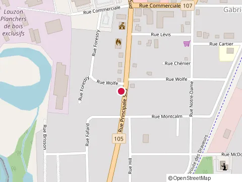 Location of Veuve Hutton at 235 Rue Principale S, Maniwaki