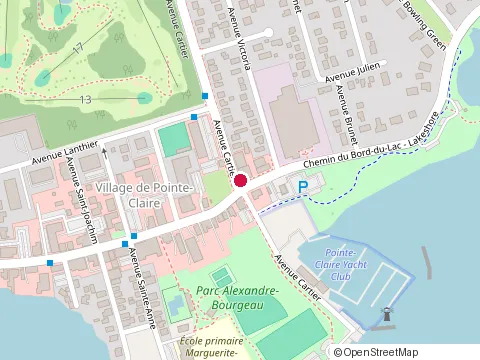 Location of Victor Rose Espresso Bar at 15C Avenue Cartier, Pointe-Claire