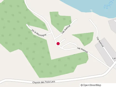 Location of Villa Grecque at 35 route 255, Asbestos