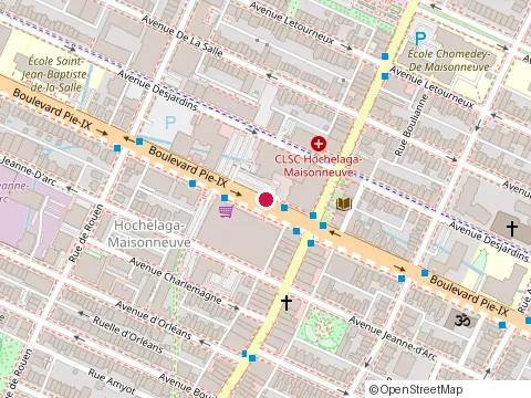 Location of Village des Valeurs at 2033 Pie-Ix Blvd, Montréal
