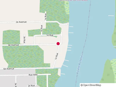 Location of Virginie Thibault Avocate en Médiation Familiale at 640 1Re Rue, Saint-Jean-sur-Richelieu