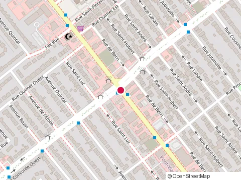 Location of Vitrerie Belvue Inc. at 448 Boulevard des Laurentides, Laval
