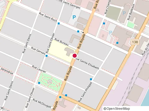 Location of Vitres Teintees Bladc Fox at 351 Rue Sainte-Elisabeth, Trois-Rivières