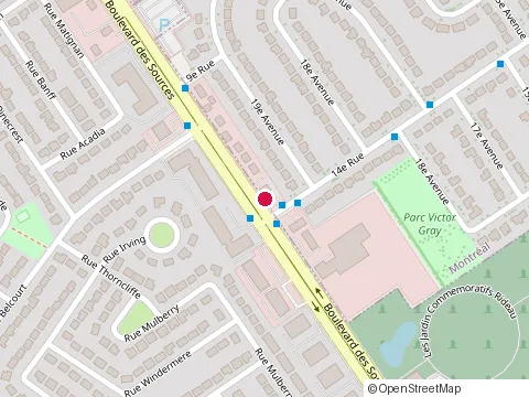 Location of Vitrxpert Vitres d'Autos at 4463 Sources Blvd, Montréal