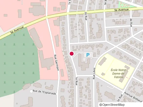 Location of Vitrxpert Vitres d'Autos at 1270 3E Avenue, Val-d'Or