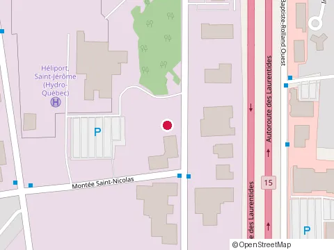 Location of Volkswagen Laurentides at 85 John F Kennedy, Saint-Jérôme
