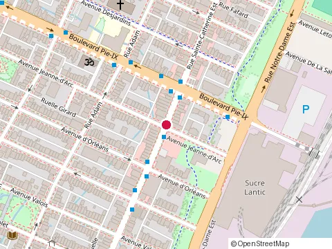 Location of Vp Renovation at 3937 Rue Sainte-Catherine E, Montréal