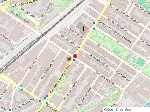 Location of Wafu at 4665 rue Notre Dame O, Montréal