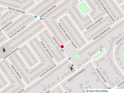 Location of Walton Maisons / Homes (Mondev) at 100 avenue Walton, Pointe-Claire