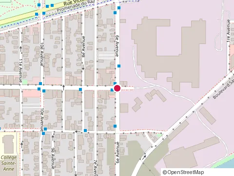 Location of Y Laramée Couvreur Inc at 166 6E Avenue, Lachine